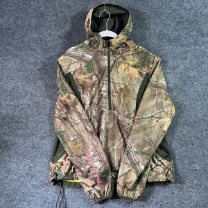 Under Armour UA Storm Scent Control Hoodie XL Real Tree Camo Fleece Lined Hunt
